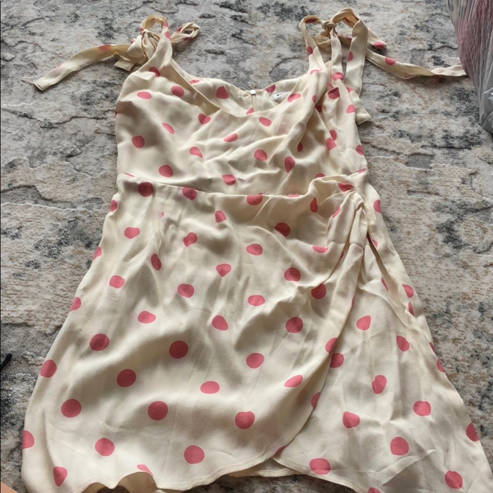 Reformation shoulder tie dress